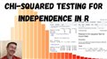 Chi-Squared Testing for Independence in R