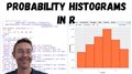 Probability Histograms in R