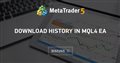 Download history in MQL4 EA - Help me find out how to download data in MQL4; This chart indicator starts to paint itself on the history of other Time