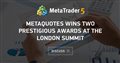 MetaQuotes wins two prestigious awards at the London Summit