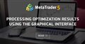 Processing optimization results using the graphical interface