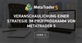 Veranschaulichung einer Strategie im Prüfprogramm von MetaTrader 5