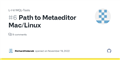 Path to Metaeditor Mac/Linux · Issue #6 · L-I-V/MQL-Tools