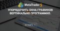 Упорядочить окна графиков вертикально программно.