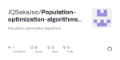 GitHub - JQSakaJoo/Population-optimization-algorithms-MQL5: Population optimization algorithms