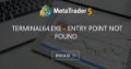 Terminal64.exe - Entry Point Not Found