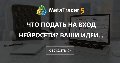 Что подать на вход нейросети? Ваши идеи...