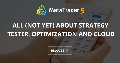All (not yet) about Strategy Tester, Optimization and Cloud - Multi-currency strategy tester - How to test and optimize trading strategies on multiple currencies All (not yet) about Strategy Tester, Optimization and Cloud - Multi-currency strategy tester - How to test and optimize trading strategies on multiple currencies
