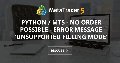 Python / MT5 - no order possible - error message 'Unsupported filling mode' Python / MT5 - no order possible - error message 'Unsupported filling mode'