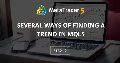 Several Ways of Finding a Trend in MQL5 Several Ways of Finding a Trend in MQL5