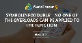SymbolInfoDouble' - no one of the overloads can be applied to the function SymbolInfoDouble' - no one of the overloads can be applied to the function