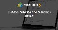 SHA256, SHA384 and SHA512 + HMAC