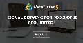 Signal copying for 'XXXXXX' is prohibited" - I've subscribed for a signal and my log looks like this - error messages of every trade that it tries to sync