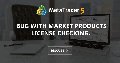 BUG with Market products license checking. BUG with Market products license checking.