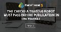 The checks a trading robot must pass before publication in the Market