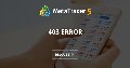 403 error