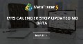 MT5 calender stop updated NO DATA