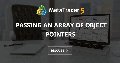 Passing an array of object pointers