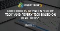 Differences between "Every Tick" and "Every tick based on real ticks"