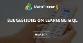 Suggestions on learning MQL