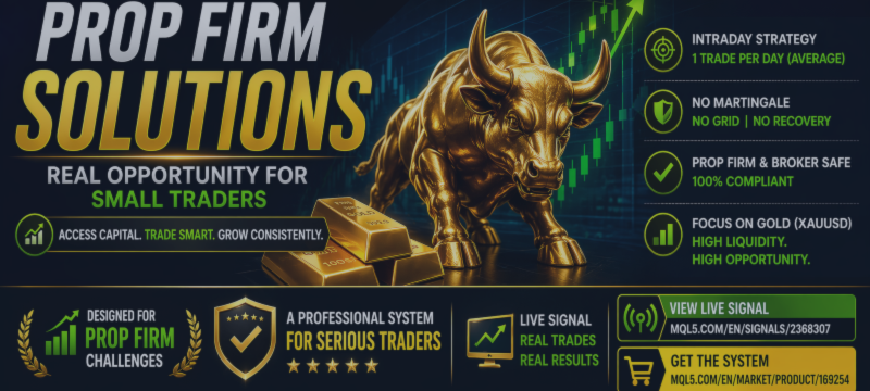Prop Firm Solutions: A Real Path for Small Traders 🚀