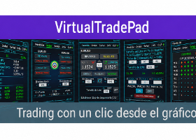 VIRTUALTRADEPAD trading con un clic desde el gráfico y el teclado