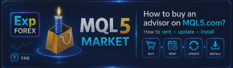 Market  mql5.com: How to buy an advisor on mql5.com? How to rent? how to update? how to install?