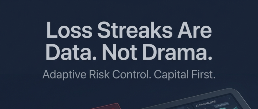 Loss Streak Protection in Algorithmic Trading: Why Smart MQL5 EAs Reduce Risk Instead of Forcing Trades