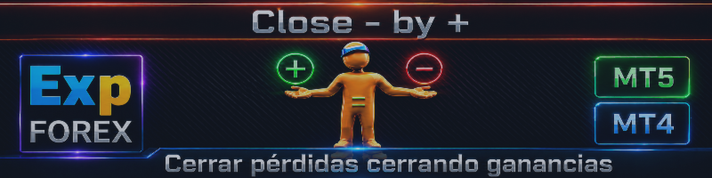 Close Minus by Plus — Cierre de posiciones con pérdida buscando y cerrando posiciones rentables