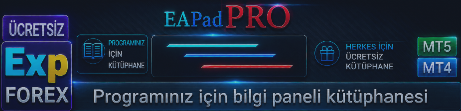 Lib - EAPADPRO Panelimizi Expert Advisor’ınıza ekleme
