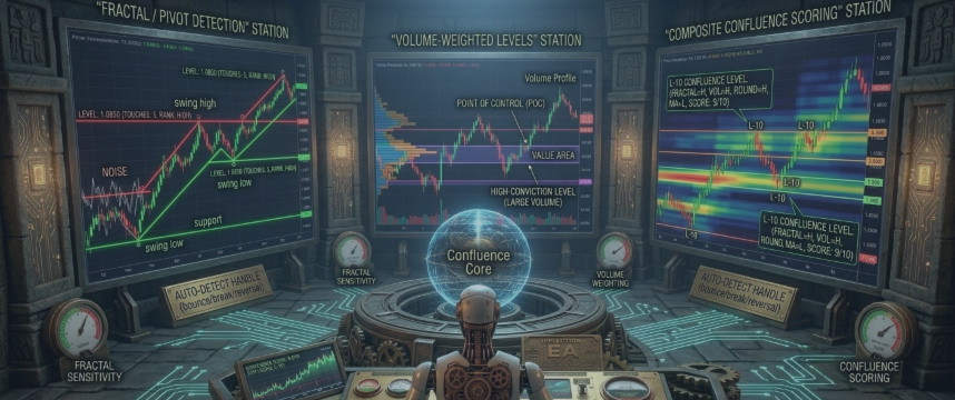 Detecting Support and Resistance Automatically: 3 Methods Compared