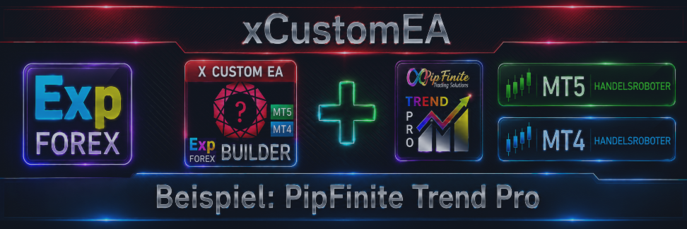 Exp - The xCustomEA Expert Advisor basierend auf dem Indikator PipFinite Trend PRO