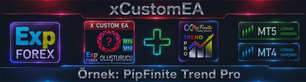 Exp - PipFinite Trend PRO göstergesine dayalı The xCustomEA Expert Advisor