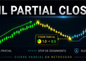 Trail Partial Close — Cierre parcial automático durante un retroceso del precio Trail Partial Close — Cierre parcial automático durante un retroceso del precio