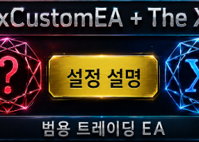 THE X 및 XCUSTOMEA 설정과 외부 변수 설명 THE X 및 XCUSTOMEA 설정과 외부 변수 설명