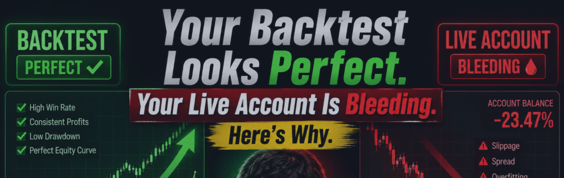 Your Backtest Looks Perfect. Your Live Account Is Bleeding. Here's Why.