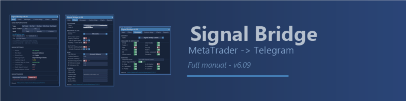 Signal Bridge — Best MetaTrader-to-Telegram EA — Manual