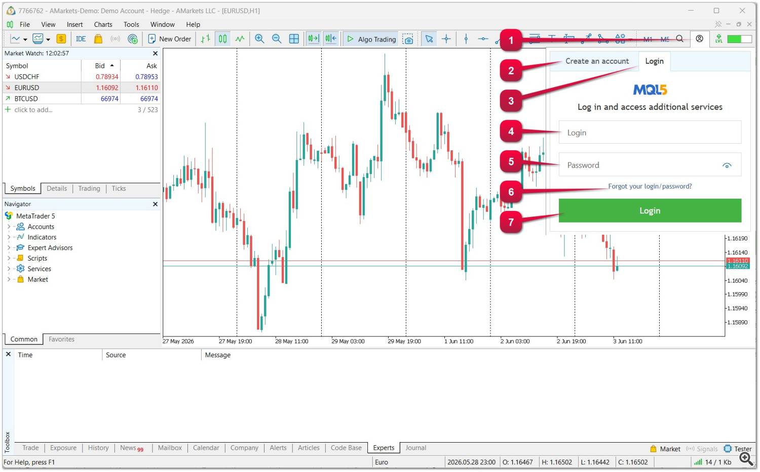 How to install an application from the MQL5 Market