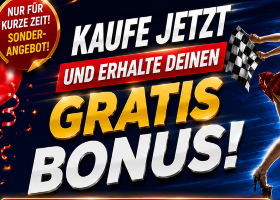 EIN GRATIS-BONUS FÜR JEDEN KUNDEN! EIN GRATIS-BONUS FÜR JEDEN KUNDEN!