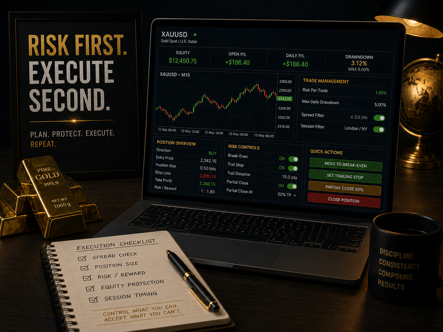 Controlled execution starts with visible risk, clear rules, and fewer manual steps.