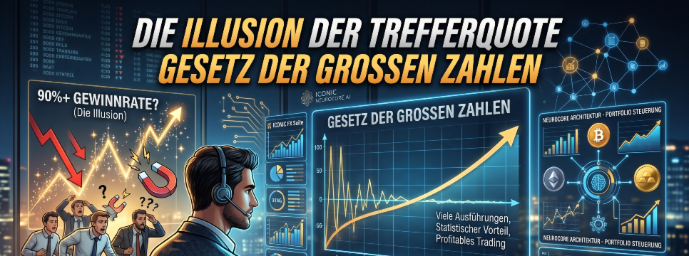 Die Illusion der Trefferquote: Warum das Gesetz der großen Zahlen über deinen Erfolg an den Märkten entscheidet
