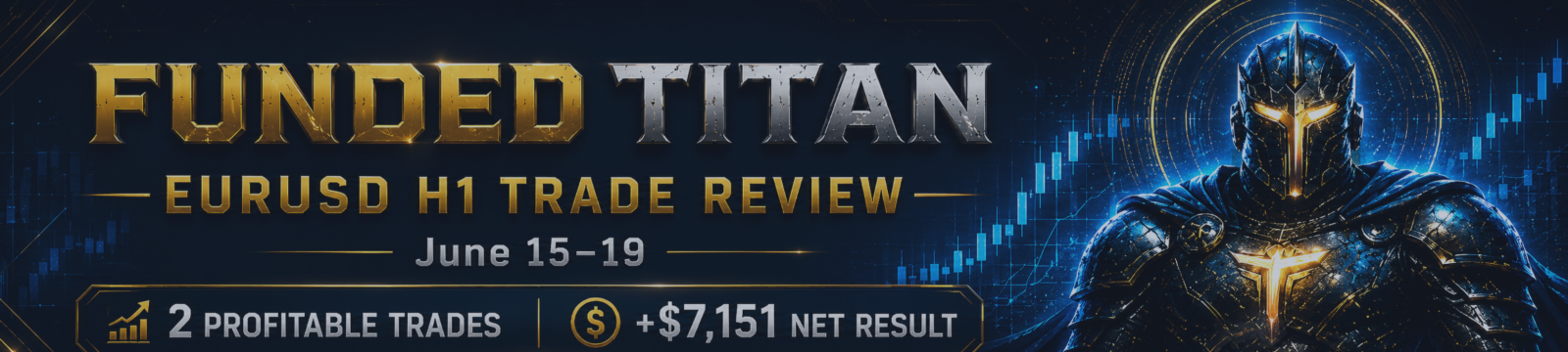 Funded Titan: EURUSD H1 Trade Review — June 15–19
