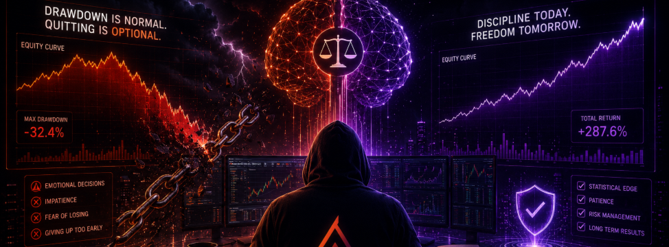 Surviving the Drawdown: Why Staying the Course Is the Hardest   and Most Important Decision in Automated Trading