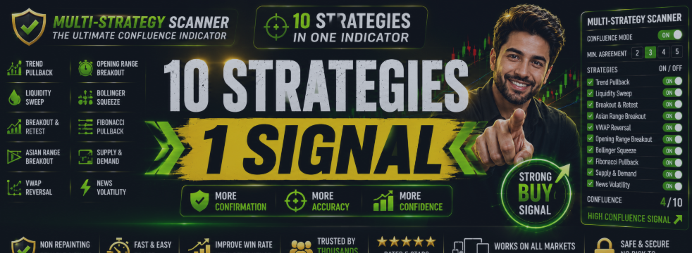 Multi-Strategy Scanner — The Complete Step-by-Step Guide to Mastering 10 Trading Strategies in One Indicator