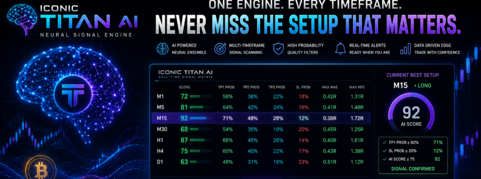 ICONIC TITAN AI: The Neural Signal Engine That Scans Every Timeframe So You Never Miss the Setup That Matters