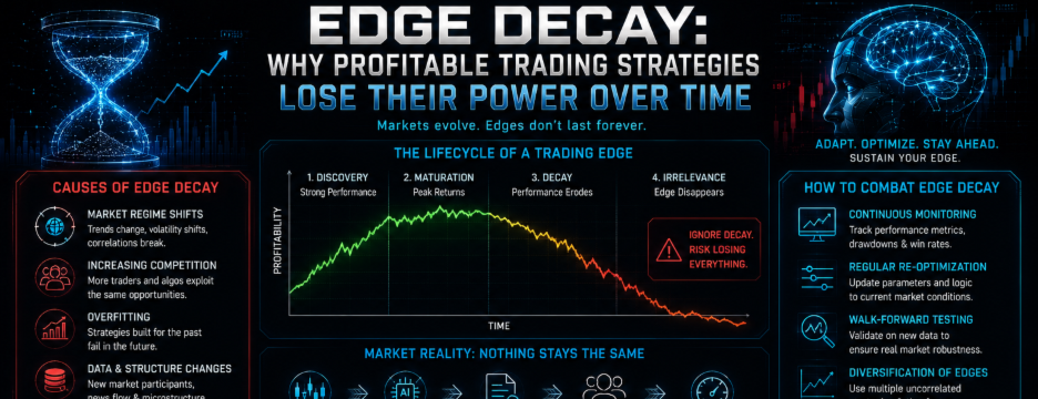 Edge Decay: Why Even a Genuinely Real Trading Edge Fades, and What Actually Slows It Down