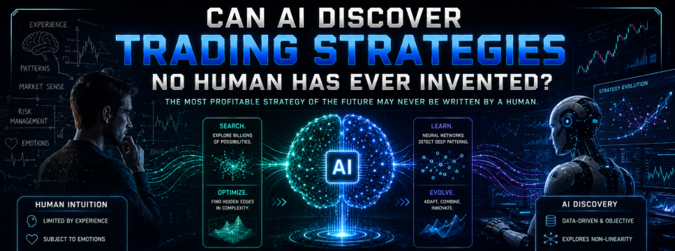 Can AI Discover Trading Strategies No Human Has Ever Invented?