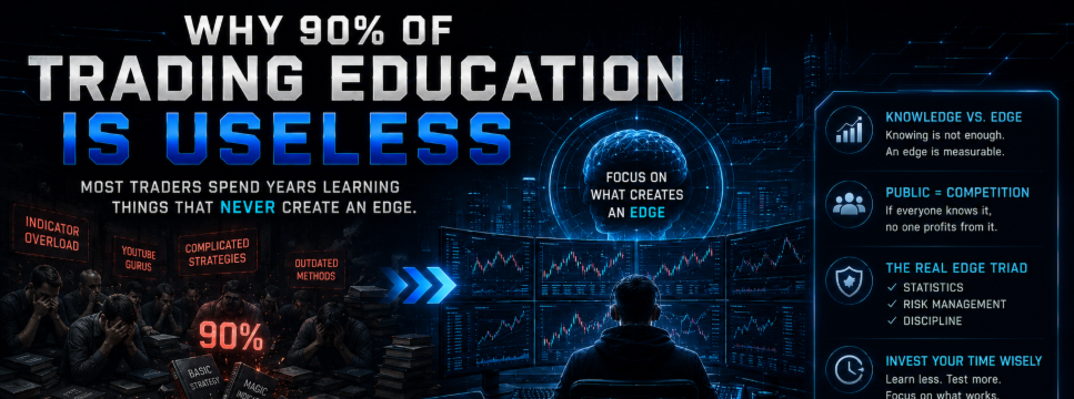 Why Ninety Percent of Trading Education Is Useless