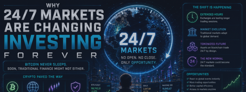 Why Twenty Four Seven Markets Are Changing Investing Forever