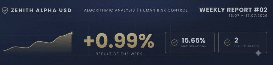 Zenith Alpha USD — Еженедельный отчет №2 | 13.07.2026 — 17.07.2026